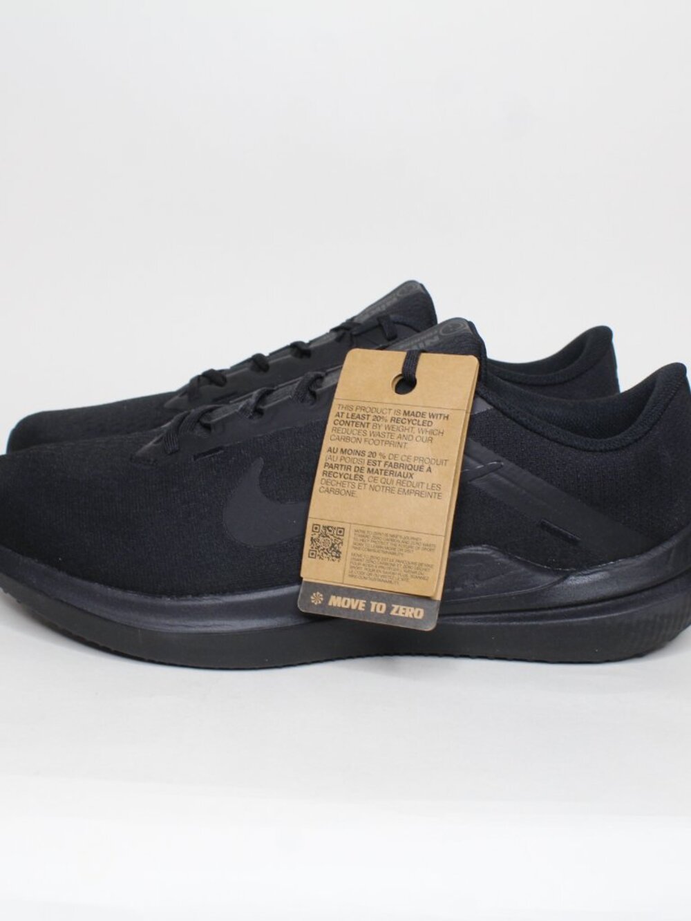 Nike Air Winflo 10 Road Running Shoes Triple Black DV4022-001 Men's Sizes 13 New - Picture 5 of 9